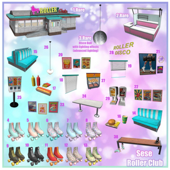 Second Life Marketplace - 5.Sese - Roller Club - Skates Nude